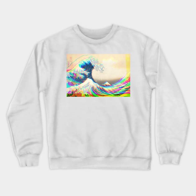 The funky Great Wave off Kanagawa Crewneck Sweatshirt by Christine aka stine1